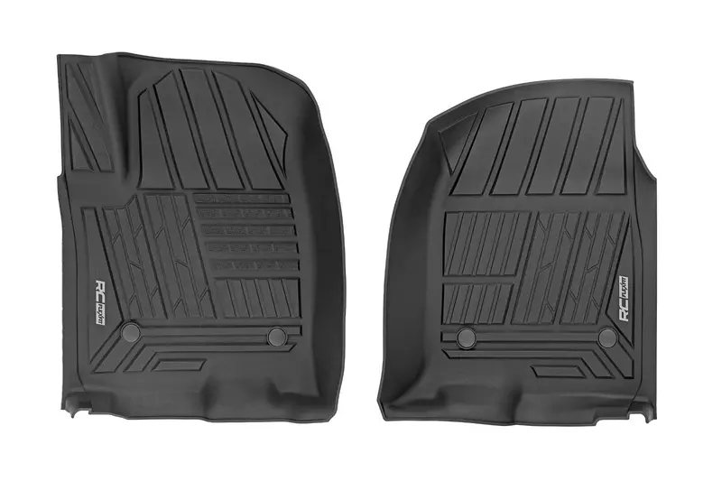 Rough Country Flex-Fit Floor Mats 2019-2026 & Refresh Chevy/Gmc 1500/2500Hd/3500Hd 1