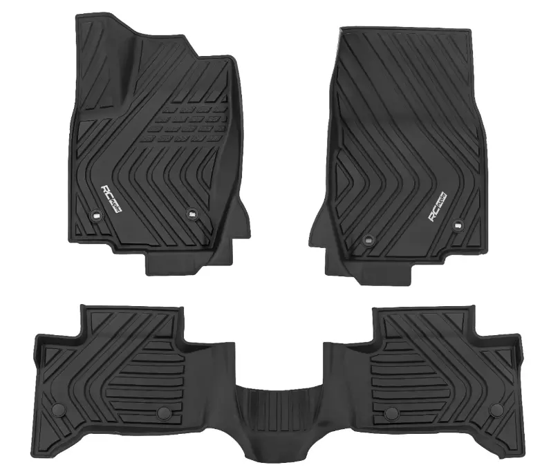 Rough Country Flex-Fit Floor Mats 2024-2025 Toyota Land Cruiser 4Wd 1