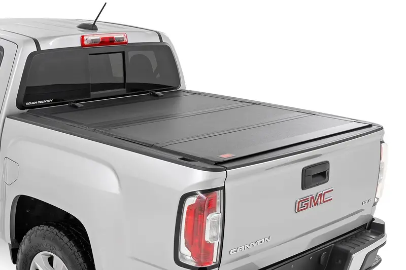 Rough Country Hard Tri-Fold Flip Up Bed Cover 2015-2026 Chevy/Gmc Canyon/Colorado 1