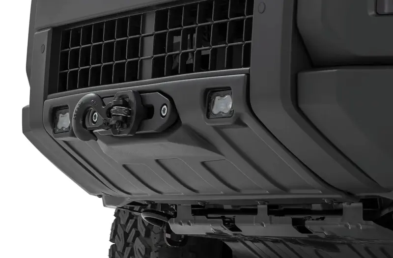 Rough Country Hidden Winch Mount With Led Fog Lamps 2024-2025 Toyota Land Cruiser 4Wd 1
