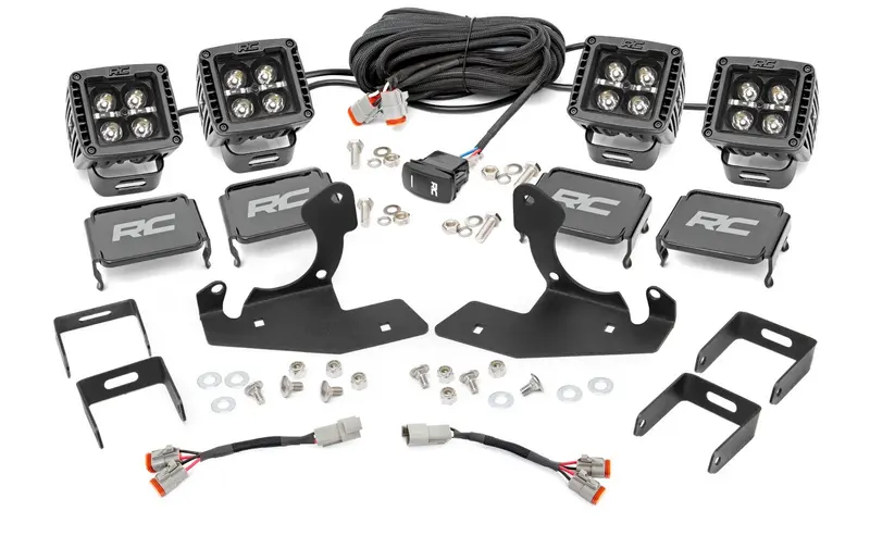 Rough Country Led Fog Light Kit 2007-2013 Chevrolet Silverado 1500 2