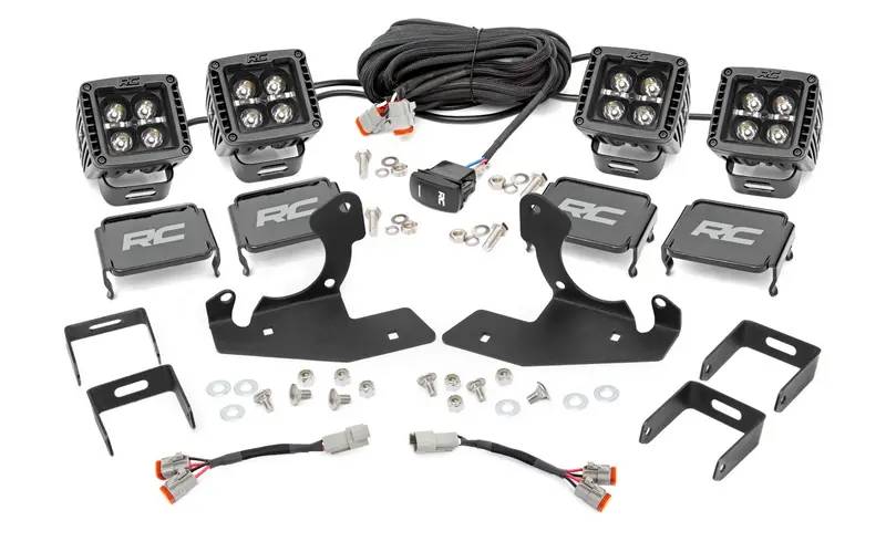 Rough Country Led Fog Light Kit 2007-2013 Chevrolet Silverado 1500 3