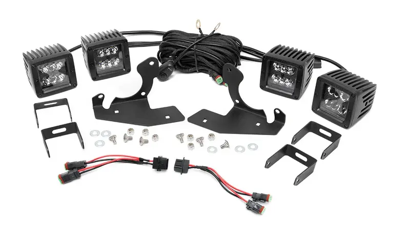 Rough Country Led Fog Light Kit 2011-2014 Chevrolet Silverado Hd 1