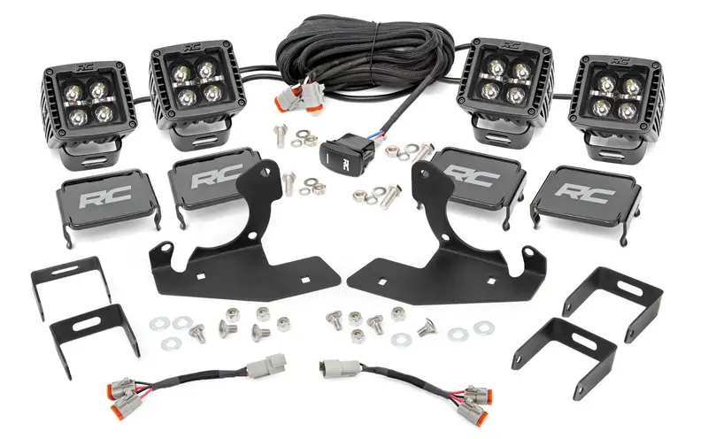 Rough Country Led Fog Light Kit 2011-2014 Chevrolet Silverado Hd 2