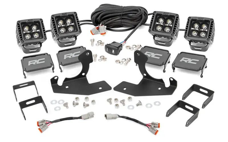 Rough Country Led Fog Light Kit 2011-2014 Chevrolet Silverado Hd 3