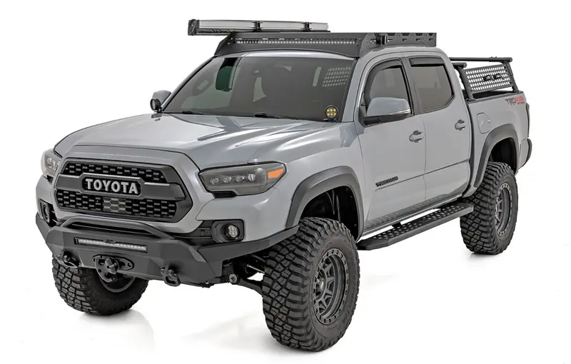 Rough Country Rpt2 Running Boards 2016-2023 Toyota Tacoma Double Cab 2Wd/4Wd 2