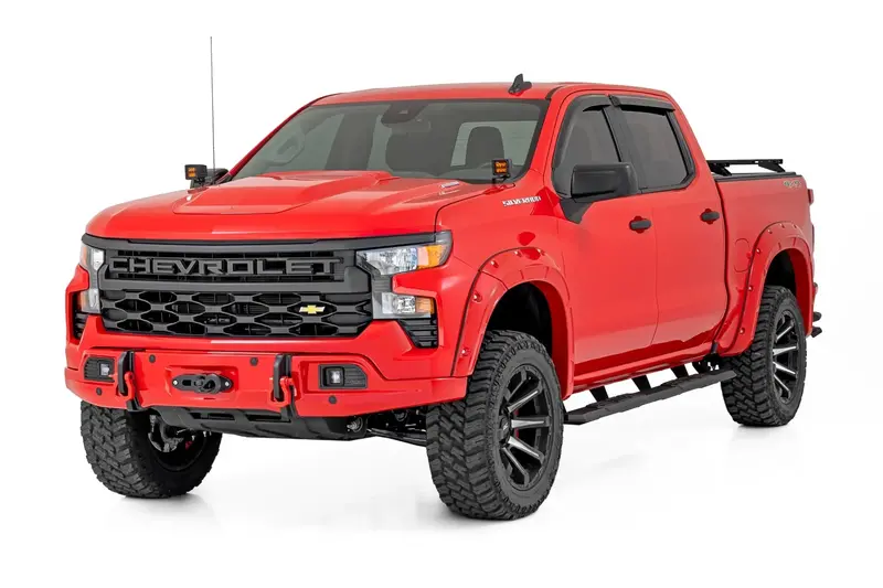 Rough Country Tr2 Running Boards 2019-2026 Chevy/Gmc 1500/2500Hd/3500Hd 2