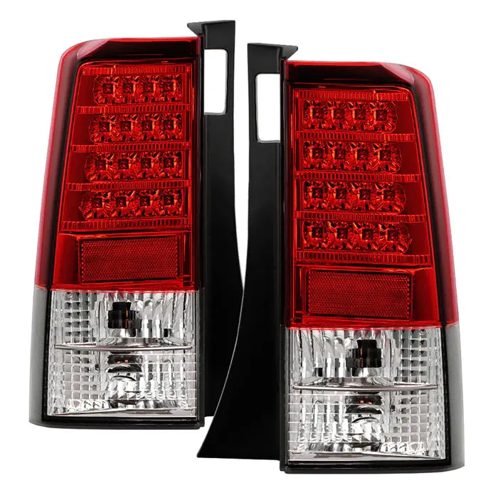 Scion Xb 2003-2007 Version 2 Led Tail Lights - Red Clear 1