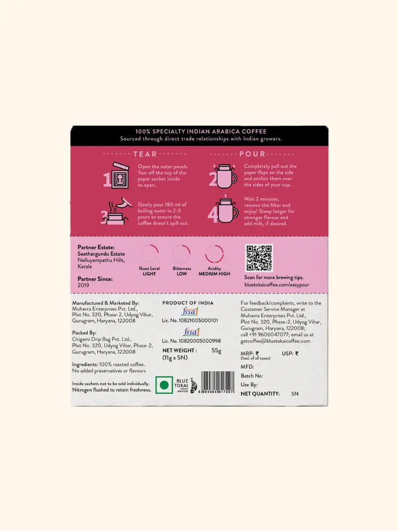 Seethargundu Estate | Light Roast - Easy Pour 2
