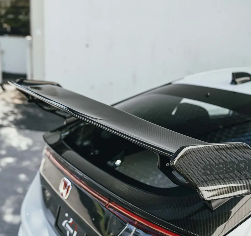 Seibon Mb-Style Carbon Fiber Rear Spoiler For 2023-2025 Honda Civic Type R 2
