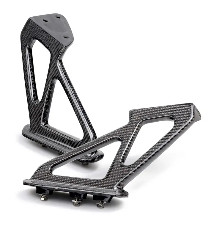 Seibon Oem-Style Carbon Fiber Rear Spoiler Mounting Bracket For 2023-2025 Honda Civic Type R 1