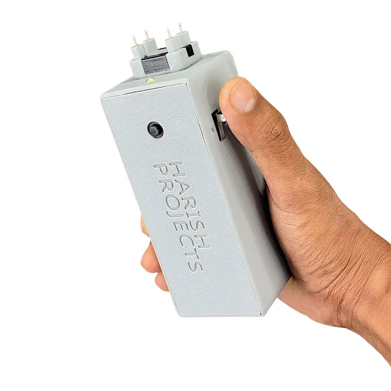 Self Defense Electric Dual 400K V Shock Device With Led Light By Harish Projects | Rechargeable 2000Mah Battery | Safety & Science Project Gadget 1