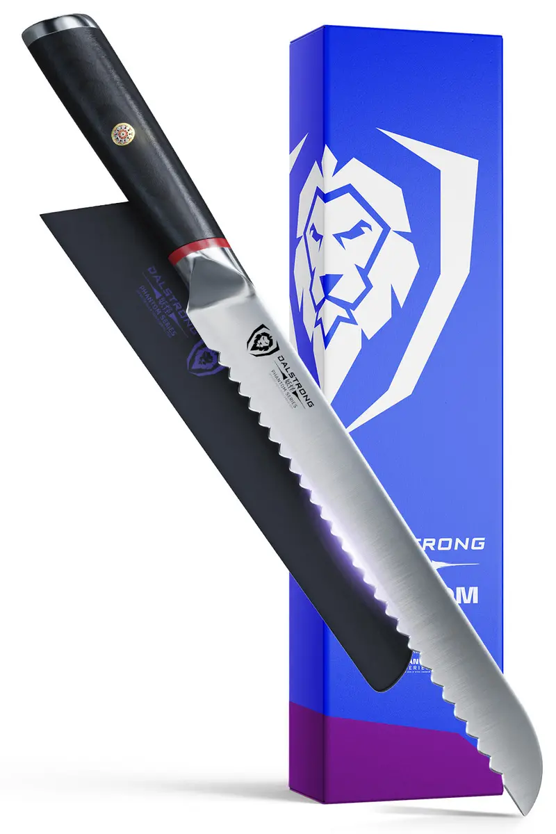 Serrated Bread Knife 9" | Phantom Series | Dalstrong © 1