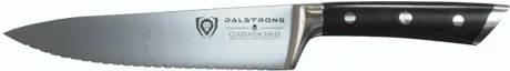 Serrated Chef Knife 7.5" | Gladiator Series | Nsf Certified | Dalstrong © 2