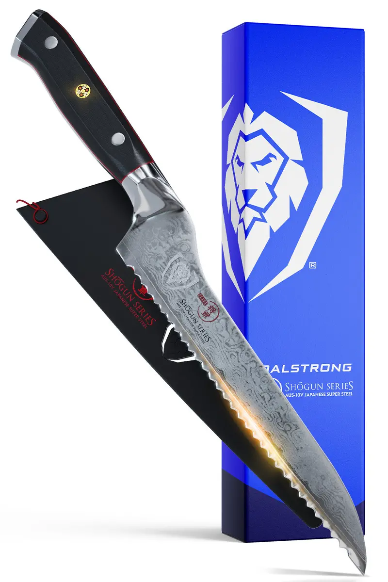 Serrated Offset Knife 8" | Shogun Series | Elite | Dalstrong © 1