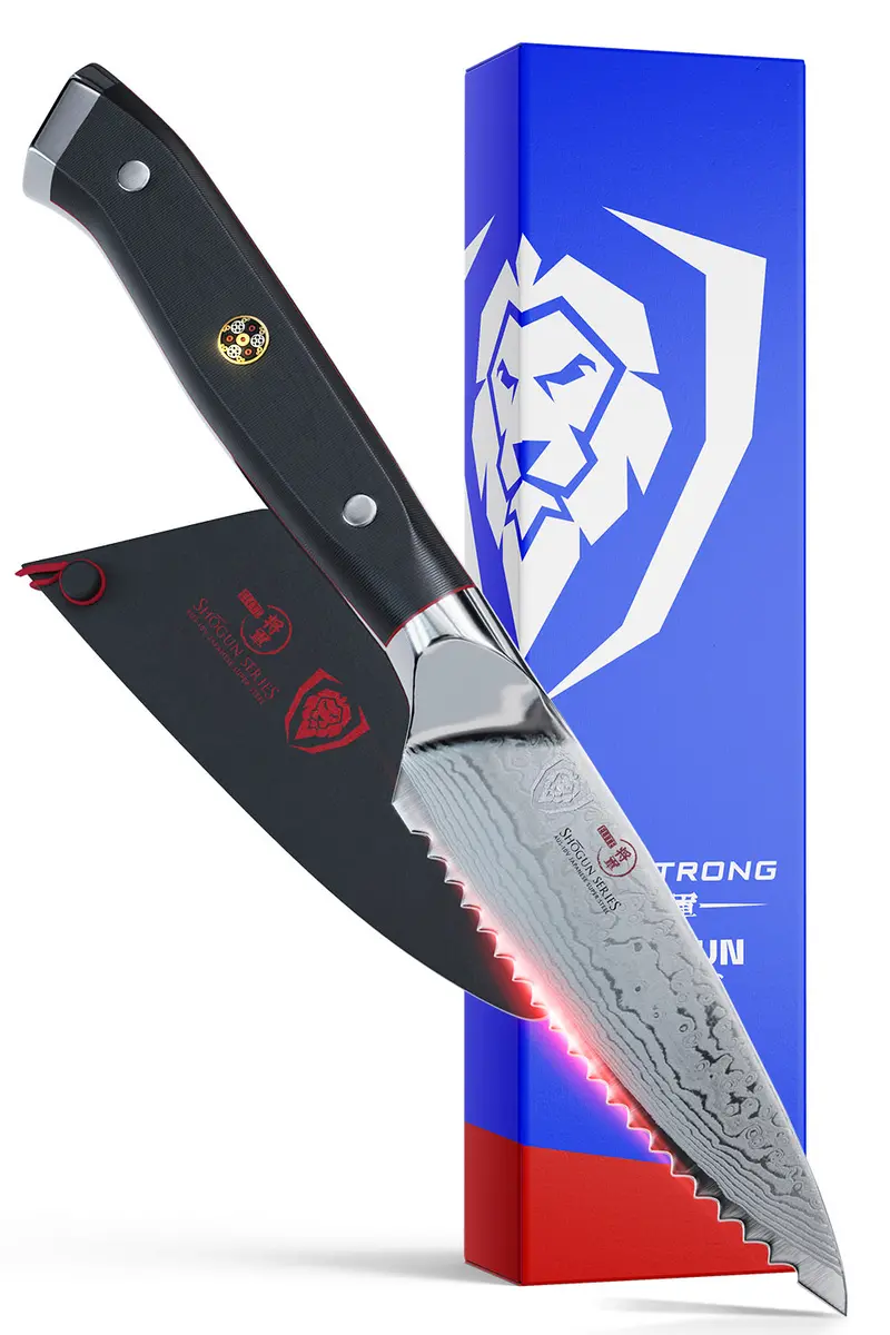 Serrated Paring Knife 3.5" | Shogun Series | Elite | Dalstrong © 1