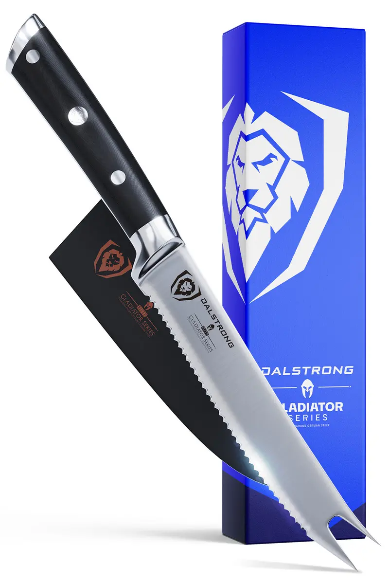 Serrated Tomato Knife 5" | Gladiator Series | Nsf Certified | Dalstrong © 1