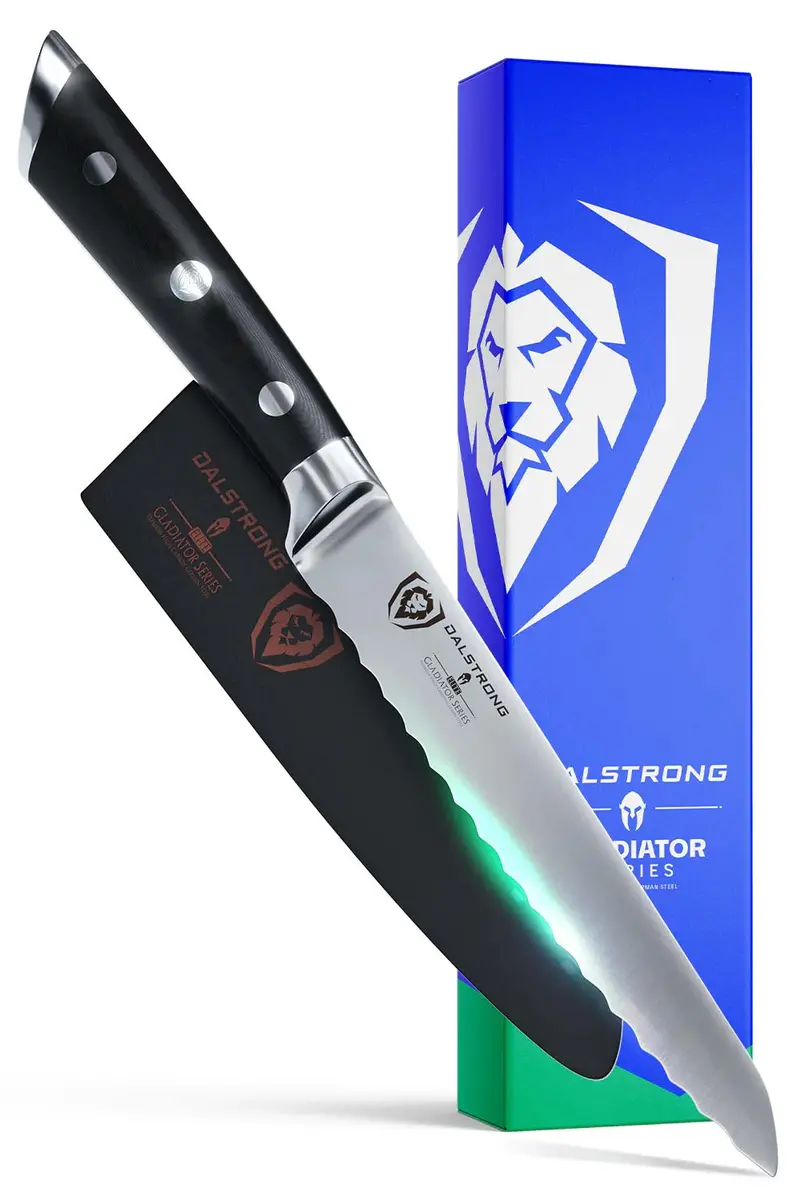 Serrated Utility Knife 5.5" | Gladiator Series | Nsf Certified | Dalstrong © 1