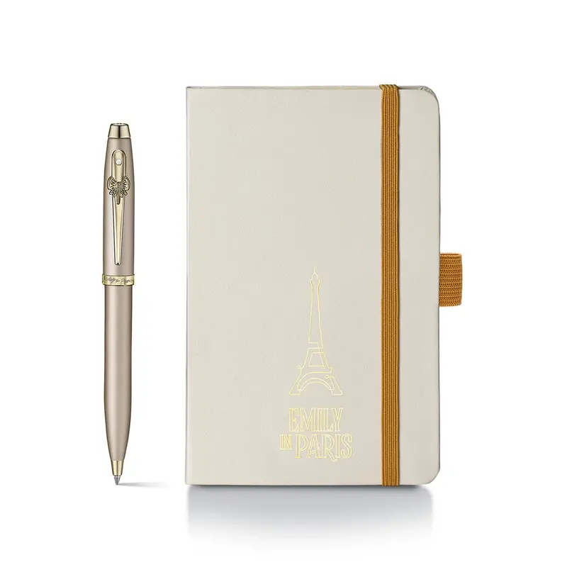 Sheaffer Emily In Paris 100 Ballpoint Pen With Notebook Gift Set 1