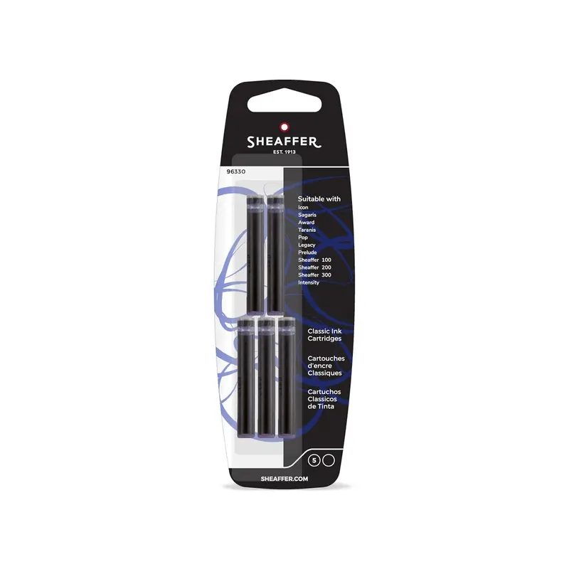 Sheaffer Fountain Pen Ink Cartridges (Set Of 5) 1