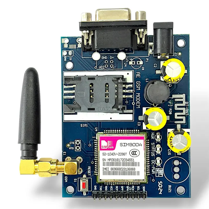 Sim900a Gsm Gprs Module With Antenna | Sms, Call & Internet Enabled Gsm Module For Arduino & Iot Projects 1