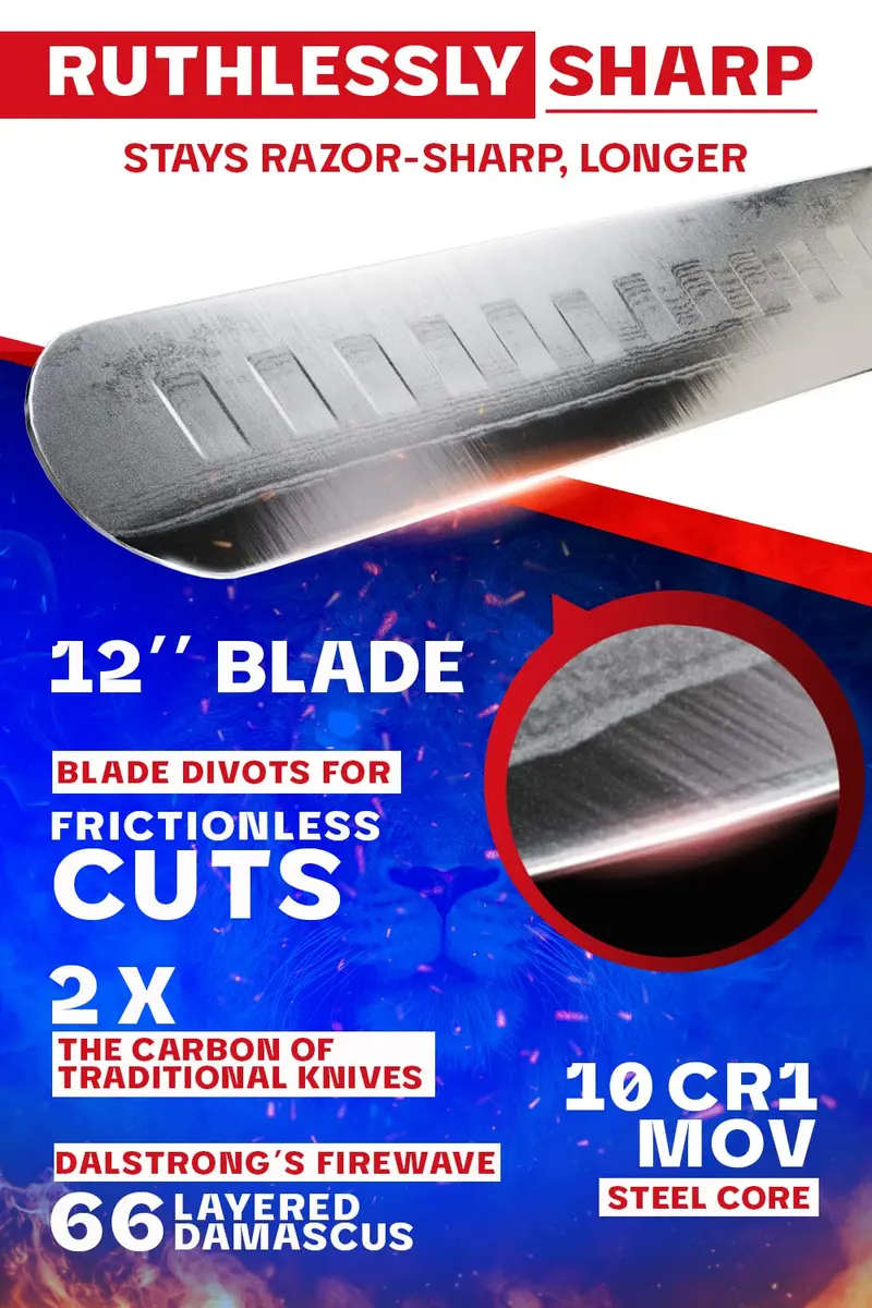 Slicer Knife 12" | Firestorm Alpha Series | Dalstrong © 2