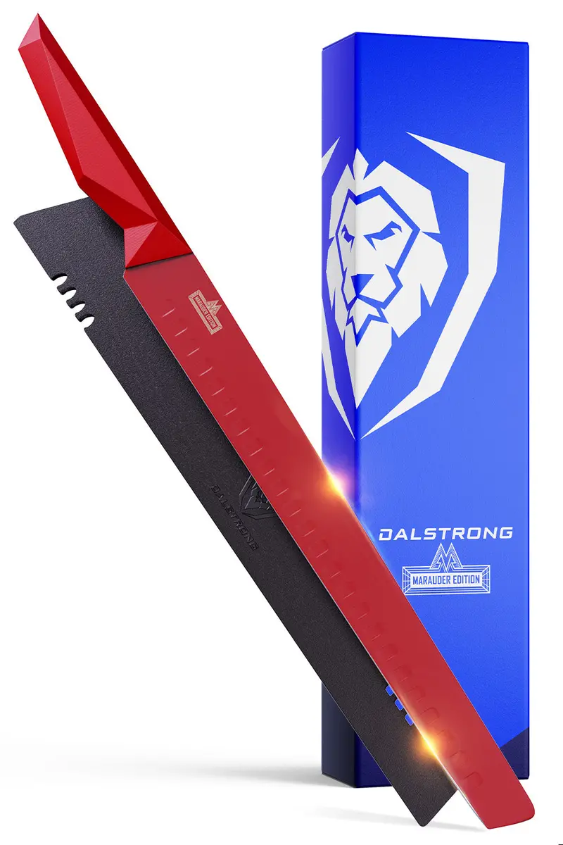 Slicing & Carving Knife 12" | Shadow Black Series | Red Edition | Dalstrong © 1