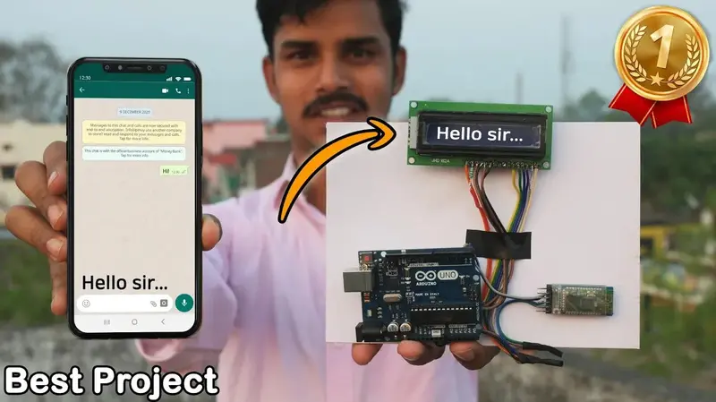 Smart Notice Board | Wireless Notice Board | Best Science Project Kit 1