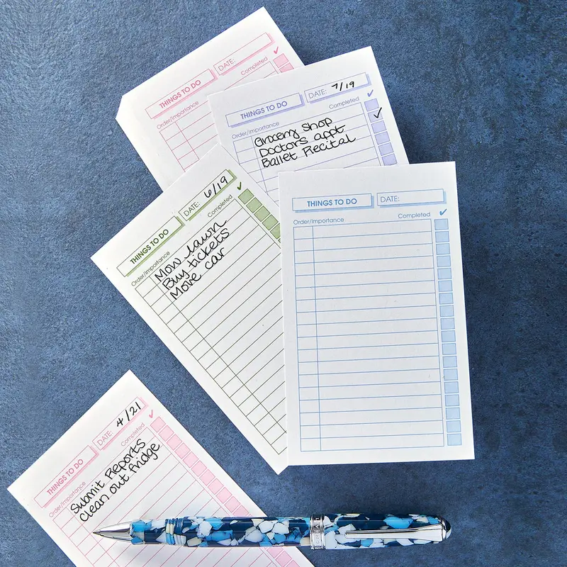 Soft Color 3 X 5 To-Do Cards (Set Of 100) 1