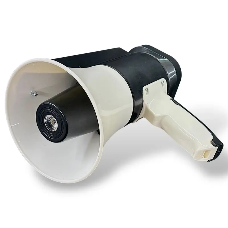 Solar Rechargeable Megaphone Mp-935 With Built-In Torch & Police Siren | Usb Playback, Hd Recording & Sunlight Charging 1
