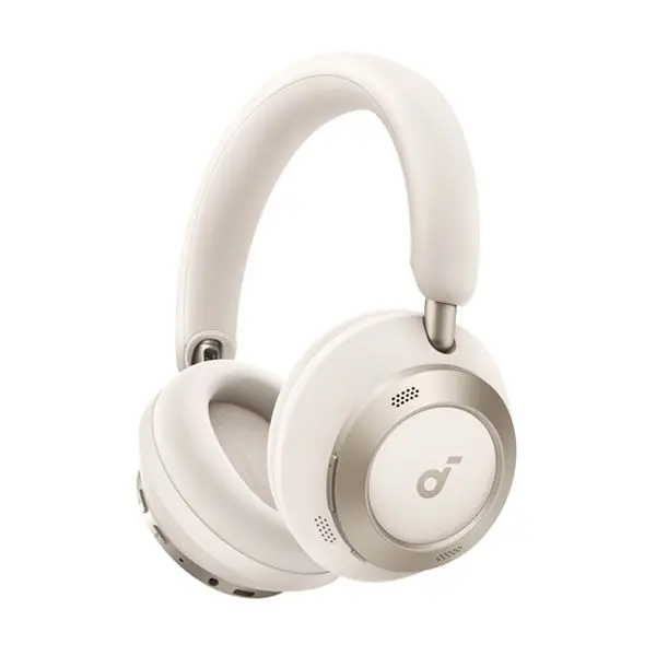 Soundcore Space One Pro Wireless Anc Over-Ear Headphones Cream White 1