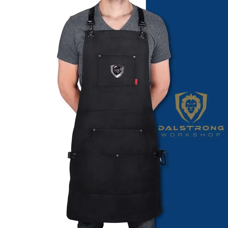 Sous Team Apron | Heavy-Duty Waxed Canvas | Professional Chef's Kitchen Apron | Dalstrong © 1