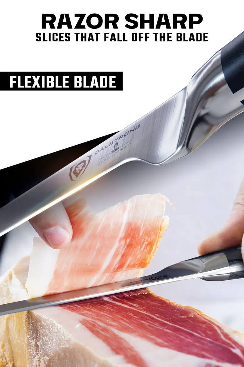 Spanish Style Meat & Ham Slicer 12" | Gladiator Series | Nsf Certified | Dalstrong © 2