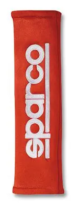 Sparco Belt Pad 2In Alcantara Red 1