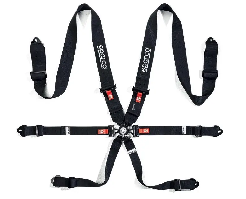 Sparco Competition H-3 6 Point Steel Pd 3" 1