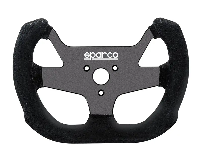 Sparco F10a Suede Black Steering Wheel 1