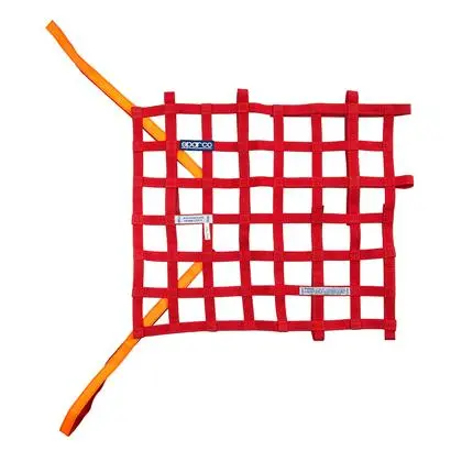 Sparco Window Net Fia Red 1
