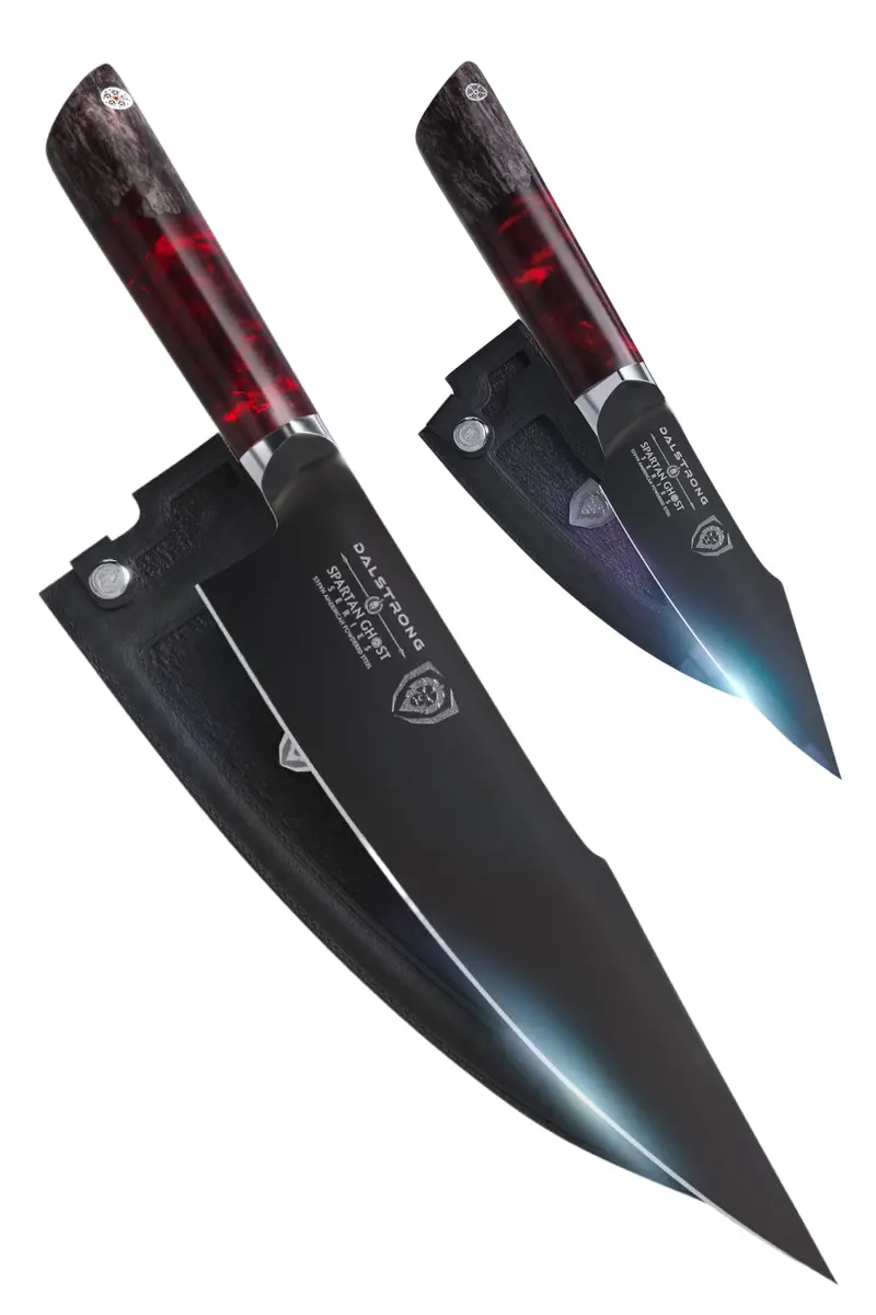 Spartan Ghost Bundle | 8" Chef Knife + 4" Paring Knife 1