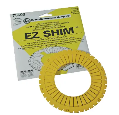 Spc Performance Ez Shim Dual Angle Camber/Toe Shim Buick / Chevy / Hyundai / Kia / Nissan / Oldsmobile / Pontiac / Saturn / Toyota / Vw 1