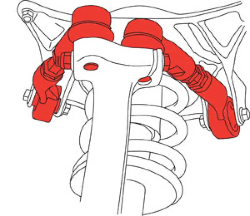 Spc Performance Front Upper Control Arm Set Left & Right (Pair) 1998-2008 Audi A4/S4/Rs4 / 1998-2005 Vw Passat 2