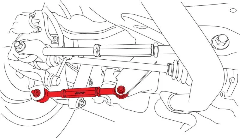 Spc Performance Rear Camber Kit 2003-2006 Subaru Baja / 2000-2009 Legacy/Outback 2