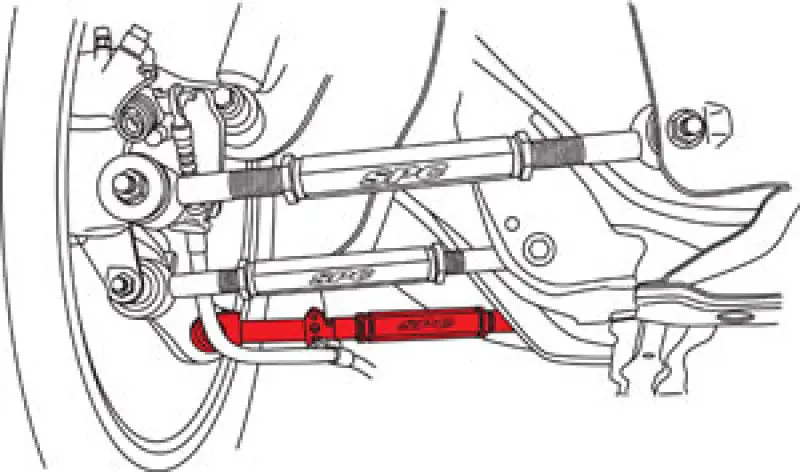 Spc Rear Adjustable Toe Arm 2003-2007 Honda Accord / 2004-2008 Acura Tsx 2