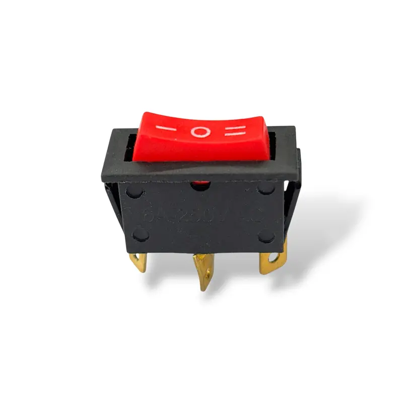 Spdt Switch Button 6A Center Off | On-Off-On Switch 12V Dc To 250V Ac 1
