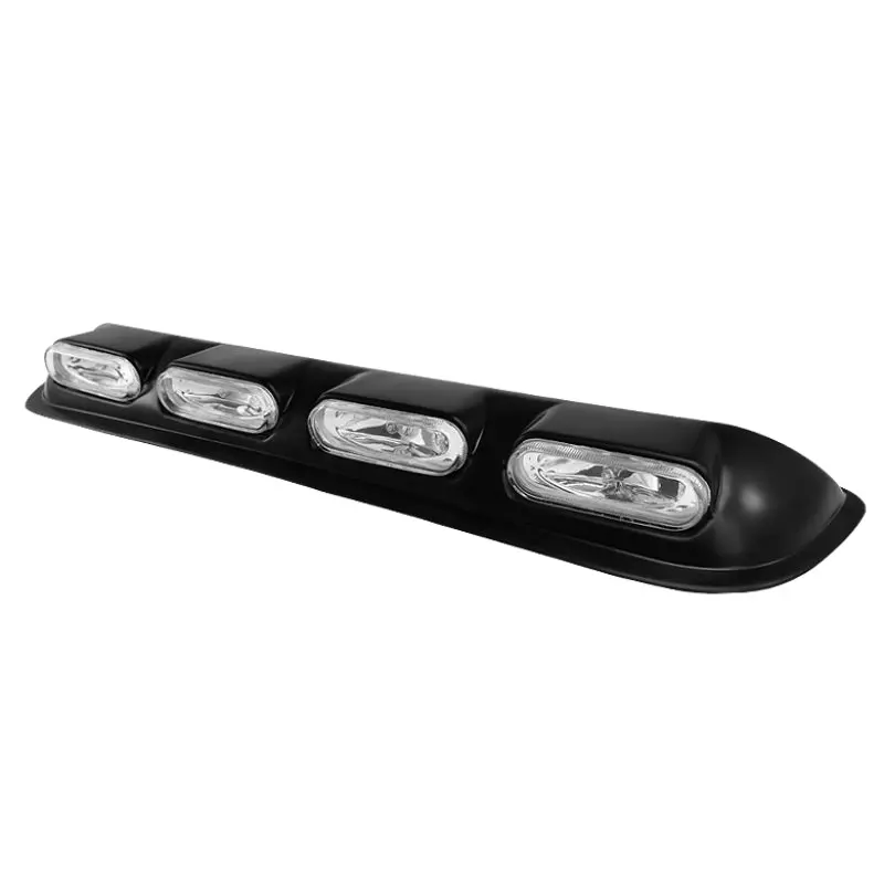 Spyder 4 Inch 4 Roof Oval Fog Lights W/Wire And Switch Clear Fl-Ch-Gn148-C 1