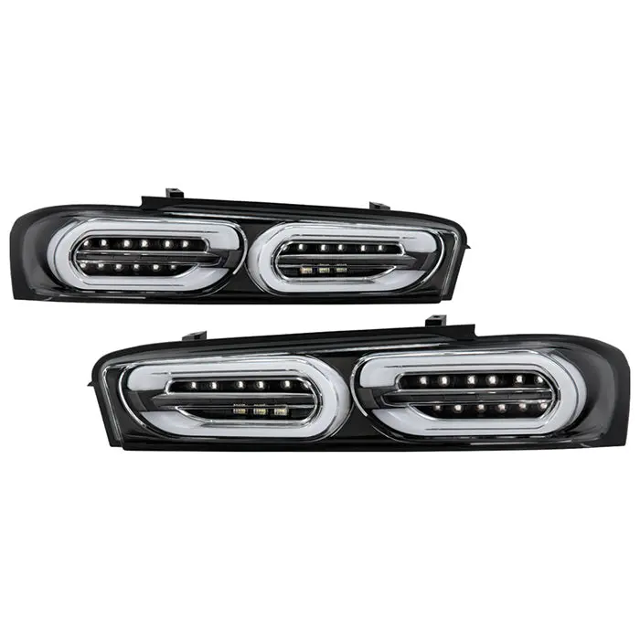 Spyder Chevy Camaro 16-18 (Do Not Fit Halogen Model) Led Tail Lights Black Alt-Yd-Ccam16led-Seq-Bk 1