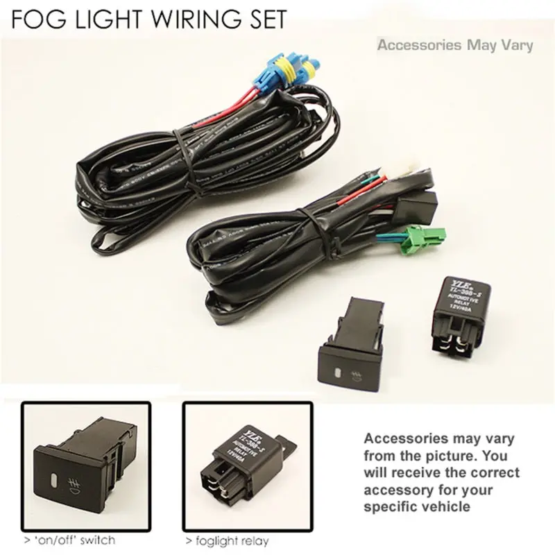 Spyder Mazda 3 2.5L 2010-2011 (Excluding Speed3 Models)Oem Fog Lights W/Switch Clear Fl-Mm32010-C 2
