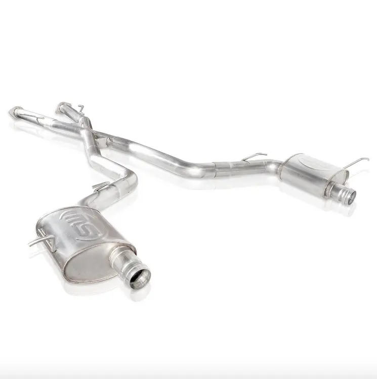 Stainless Works Catback System W/X-Pipe Stock Exit 2018-2023 Jeep Grand Cherokee Trackhawk (6.2L) 1