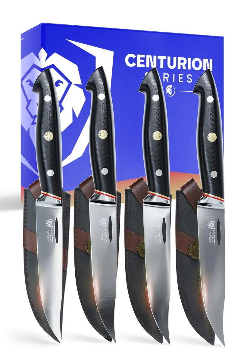 Steak Knife Set - 4 Piece | 5" Blade | Centurion Series | Dalstrong © 1