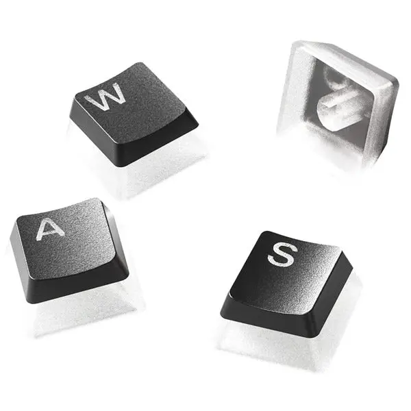 Steelseries 60200 Prismcaps Universal Double Shot Pbt Keycap Set - Black 1