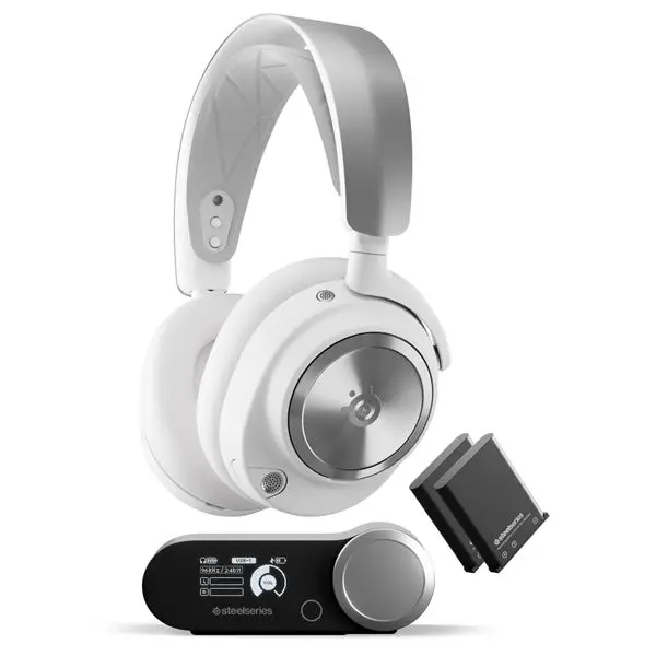 Steelseries 61524 Arctis Nova Pro Wireless Gaming Headset For Pc And Playstation - White 1